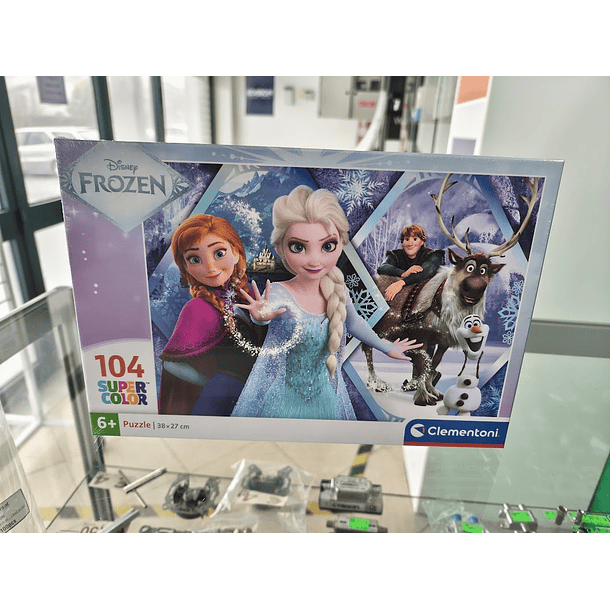 Puzzle Disney Frozen Ice Kingdom Super Color 38x27cm 104 peças 3
