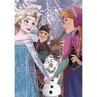 Puzzle Disney Frozen Holding Hands Super Color 27x38cm 104 peças 2
