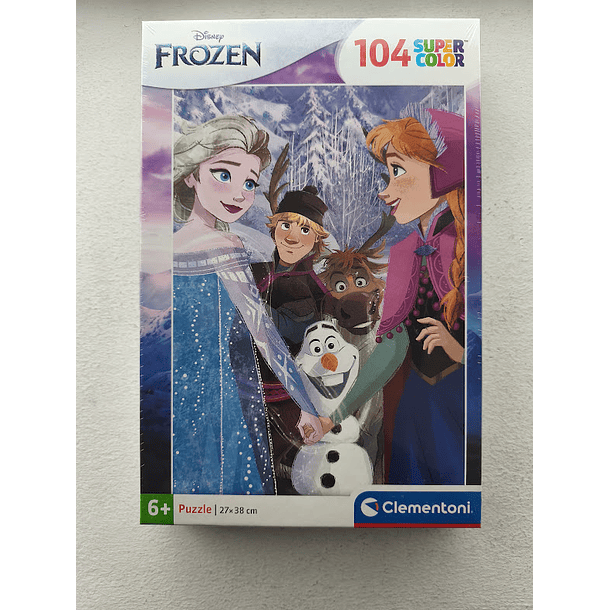 Puzzle Disney Frozen Holding Hands Super Color 27x38cm 104 peças 3