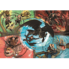 Puzzle Clementoni Dreamworks Dragons HTTYD Friends Super Color 38x27cm 104 peças 2