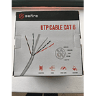 Cabo UTP CAT6 CCA 23AWG Cinzento 100 mts SAFIRE 3