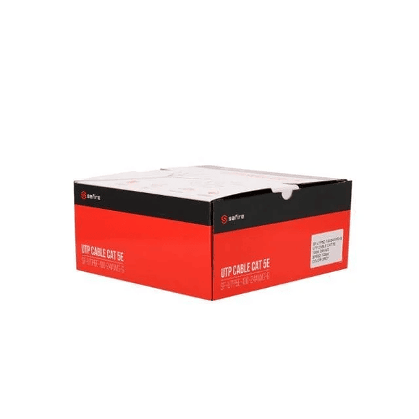 Cabo UTP CAT5e CCA 24AWG Cinzento 100 mts SAFIRE 3