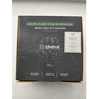 Micro Cabo Coaxial 100mts CU PVC Branco com blindagem – IDEALSAT 5
