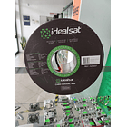 Cabo coaxial RG 6 preto PE  100 mts IDEALSAT 4