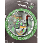 Cabo coaxial RG 6 preto PE  100 mts IDEALSAT 6