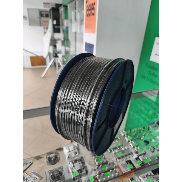 Cabo COAXIAL RG6 Edision OCX-100 CU AL Fca PE Preto 100 mts 4