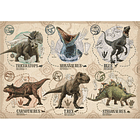 Puzzle Clementoni Jurassic World Super Color 38x27cm 104 peças 2