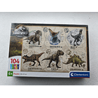 Puzzle Clementoni Jurassic World Super Color 38x27cm 104 peças 3