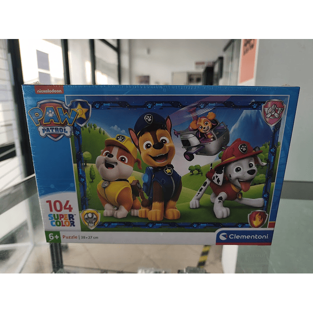 Puzzle Clementoni Patrulha Pata Mountain Super Color 38x27cm 104 peças 3