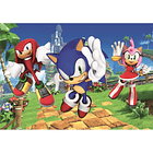Puzzle Clementoni Sonic,Knuckles & Amy Super Color 38x27cm 104 peças 2