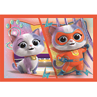 Puzzle Clementoni Disney Junior Super Kitties SuperColor 4in1 4 puzzles 12+16+20+24 peças 4