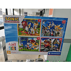 Puzzle Clementoni Sonic The Hedgehog Save The Day SuperColor 4in1 4 puzzles 12+16+20+24 peças 6