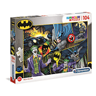 Puzzle Clementoni Batman vs Joker Super 48,5x33,5cm 104 peças 1