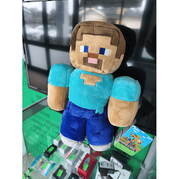 Peluche Minecraft Steve 30cm 5