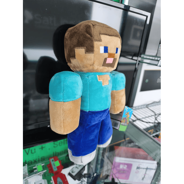Peluche Minecraft Steve 30cm 7