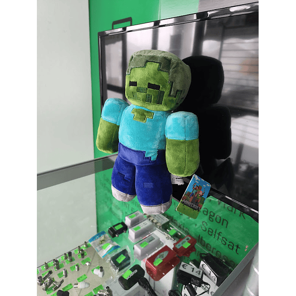 Peluche Minecraft Zombie 30cm 6