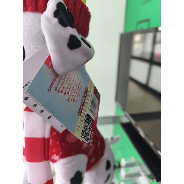 Peluche Patrulha Pata Marshall de Inverno 45cm sentado 5