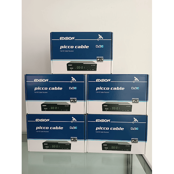 5 x Edision Picco Cable Dvb-c (25.00€/UND) 1