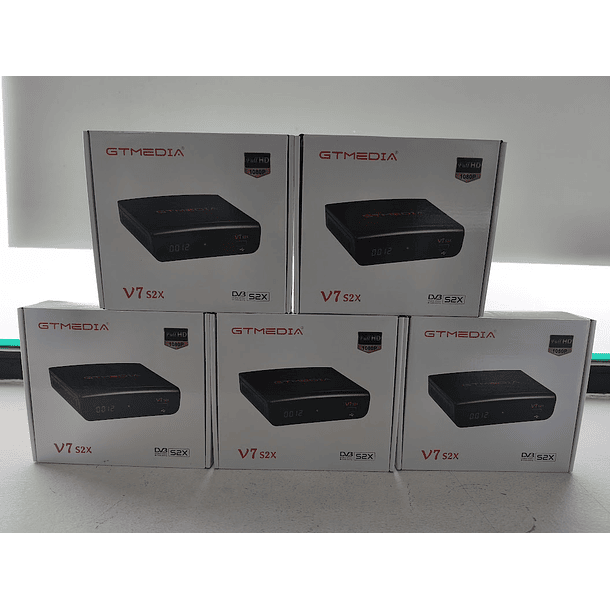 5 x GTMEDIA V7 S2X DVB-S2/S2X Full HD (29.00€/UND) 1
