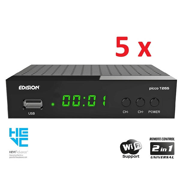 5 x EDISION PICCO T265 (23.00€/UND) 1