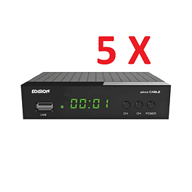 5 x Edision Picco Cable Dvb-c (25.00€/UND)
