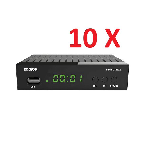 10 x Edision Picco Cable Dvb-c (24.00€/UND) 1