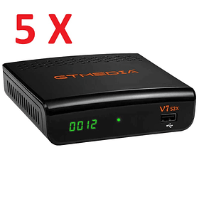 5 x GTMEDIA V7 S2X DVB-S2/S2X Full HD (29.00€/UND)