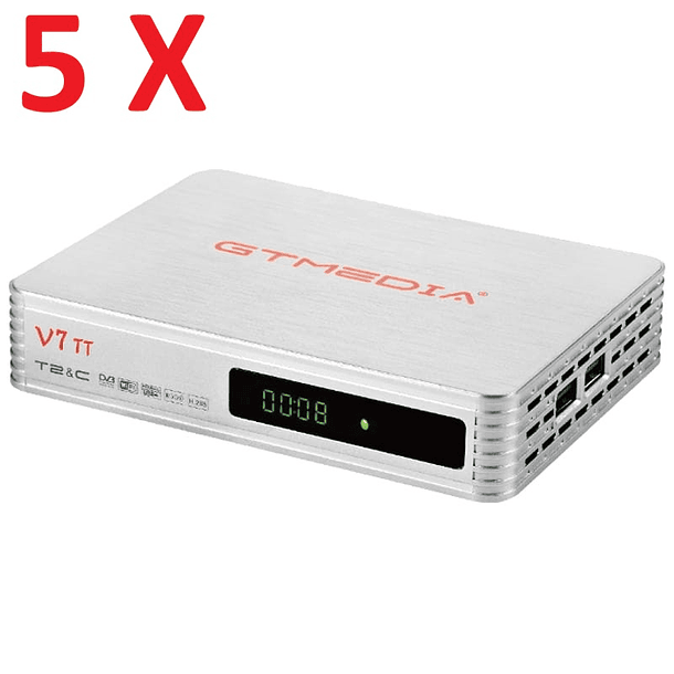 5 x GTMEDIA V7 TT DVB-T2 & DVB-C CABO H.265 (29.00€/UND) 1