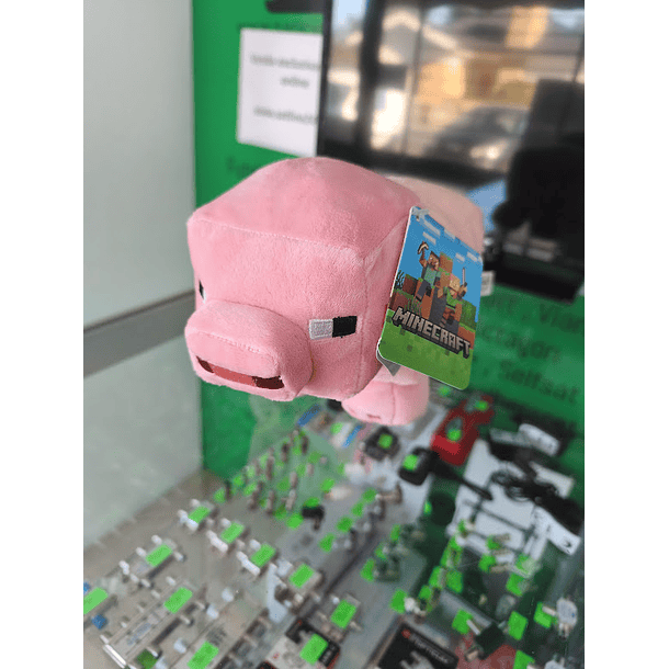 Peluche Minecraft Porco 26cm 3