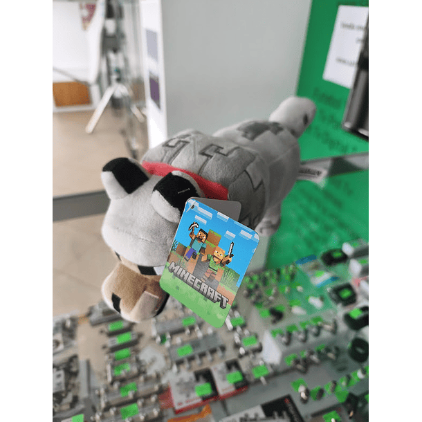 Peluche Minecraft Lobo 33cm 10