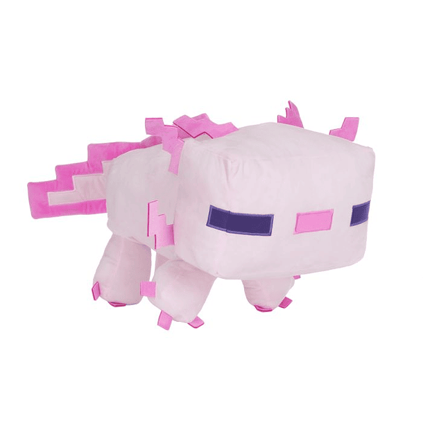 Peluche Minecraft Axolote Rosa 33cm 1