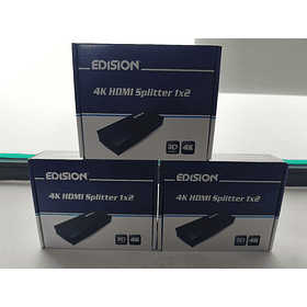 3 x EDISION 4K HDMI Splitter 1x2 (20.00€/UND)