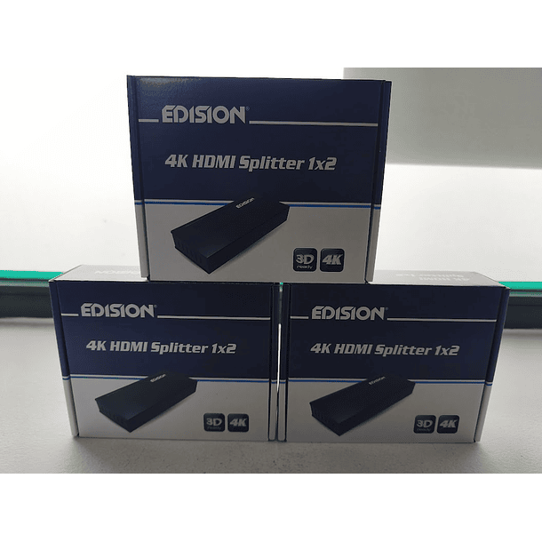 3 x EDISION 4K HDMI Splitter 1x2 (20.00€/UND) 1
