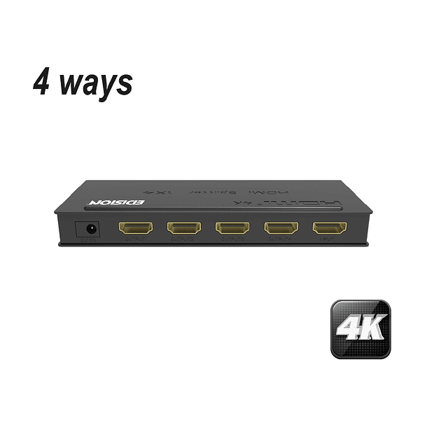 3 x EDISION 4K HDMI Splitter 1x4 (24.00€/UND) 4