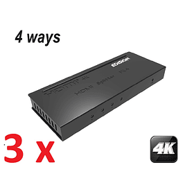 3 x EDISION 4K HDMI Splitter 1x4 (24.00€/UND)