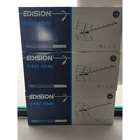 3 x EDISION ANTENA TERRESTRE YAGI 12db 5G 21-48 (16.00€/UND)