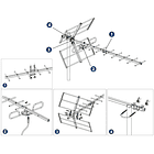 3 x EDISION ANTENA TERRESTRE YAGI 12db 5G 21-48 (16.00€/UND) 4