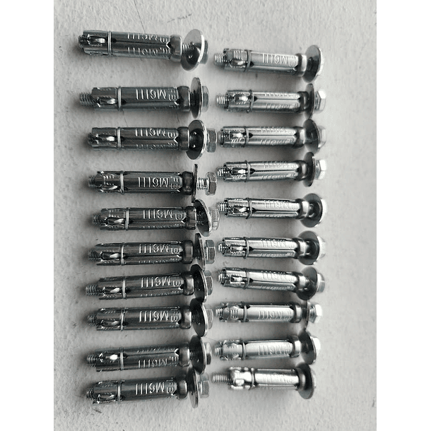 20 x Daxis Bucha metálica M6 (0.30€/UND) 5