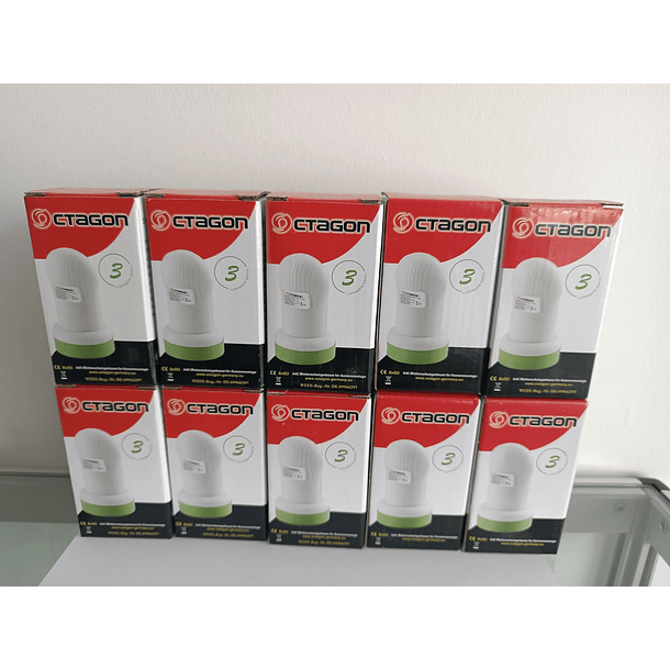 10 x OCTAGON Single LNB Green HQ OSLG 0.1dB PLL (3.00€/UND) 1