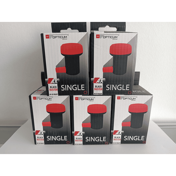 5 x AX / Red Eagle Black Buster Premium Single LNB 0.1 dB (3.40€/UND) 1