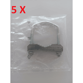 5 x Famaval Grampo Galvanizado M8 (2.40€/UND)