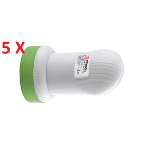 5 x OCTAGON Single LNB Green HQ OSLG 0.1dB PLL (3.60€/UND)