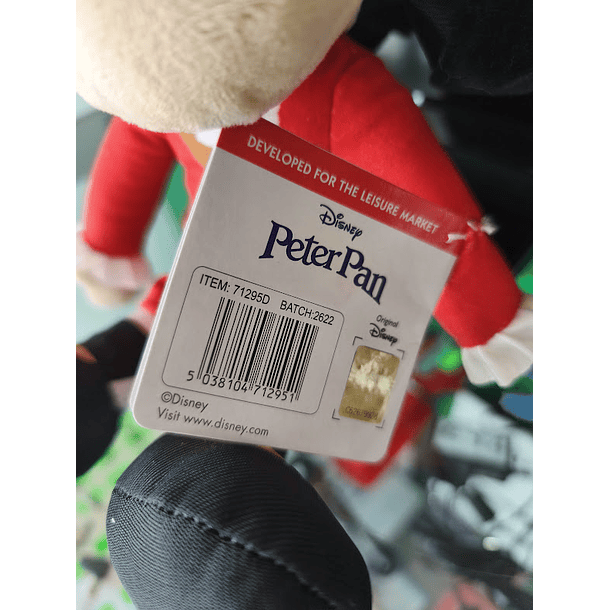 Peluche Capitão Gancho Peter Pan 33cm 4