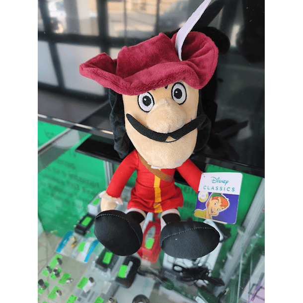 Peluche Capitão Gancho Peter Pan 33cm 6