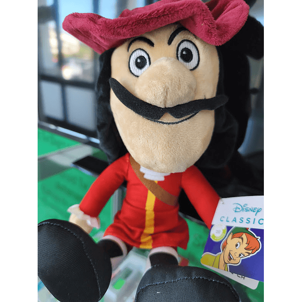 Peluche Capitão Gancho Peter Pan 33cm 8
