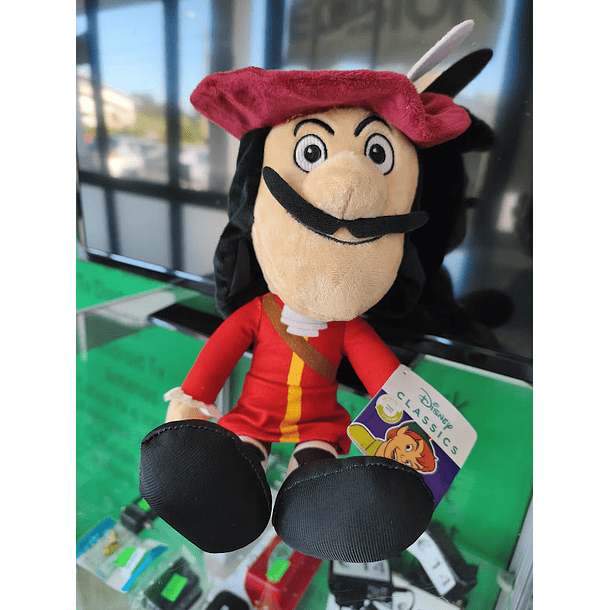 Peluche Capitão Gancho Peter Pan 33cm 11