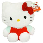 Peluche Hello Kitty Fluffy Laço Vermelho 28cm 1