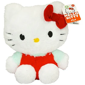Peluche Hello Kitty Fluffy Laço Vermelho 28cm