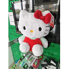 Peluche Hello Kitty Fluffy Laço Vermelho 28cm 2