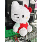 Peluche Hello Kitty Fluffy Laço Vermelho 28cm 5